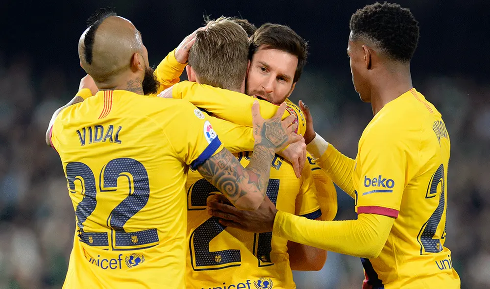 Lionel Messi brindó dos asistencias en el primer tiempo. (Créditos: AFP)