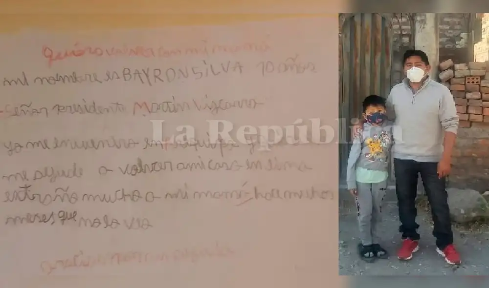 Niño y su padre quedaron varados desde que inició estado de emergencia.