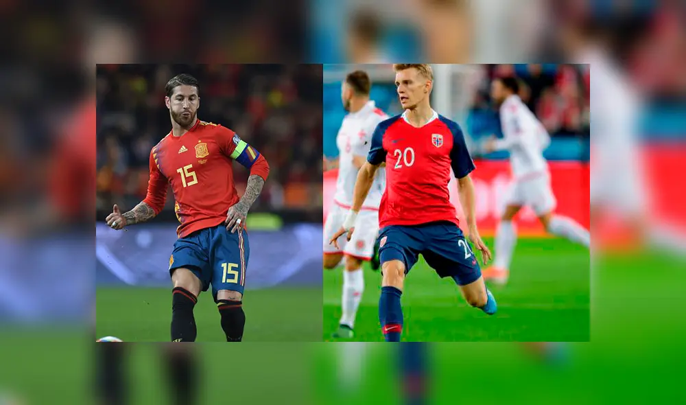 Sergio Ramos y Martin Ødegaard se verán las caras en Oslo. Créditos: EFE/ AP