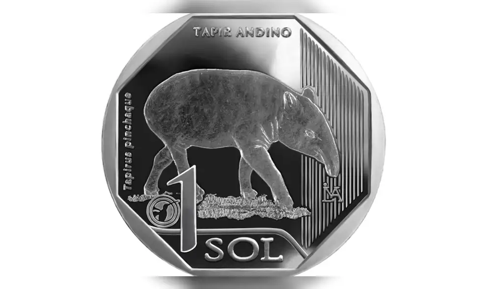Tapir Andino: Los detalles de la nueva moneda de S/ 1 lanzada por el BCR