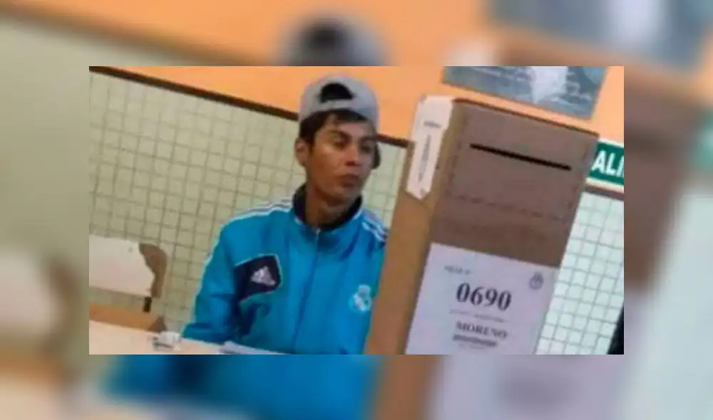 La gorra hacia atrás y la ropa deportiva provocaron risas y comentarios peyorativos contra él. Foto: captura de pantalla