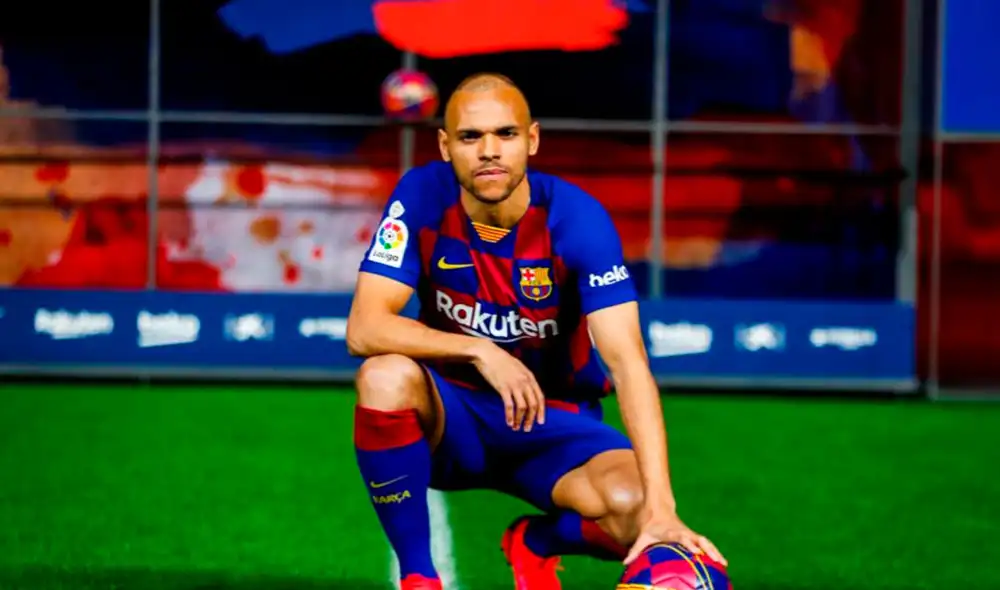 BRAITHWAITE. Foto: Prensa FC Barcelona