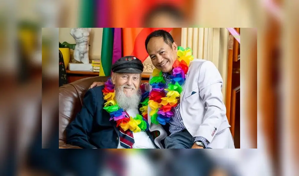 George Montague se casó con Somchai y luchan por los derechos de la comunidad LGTBI. Foto: Difusión George Montague se casó con Somchai y luchan por los derechos de la comunidad LGTBI. Foto: Difusión