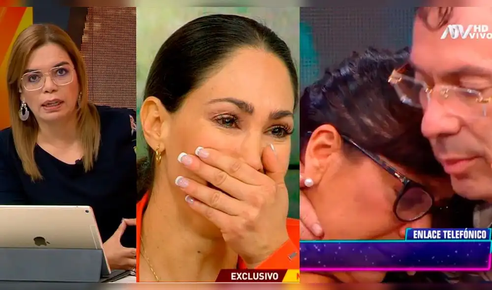 Melissa Loza quedó en ‘shock’ al ver a su madre llorando en TV