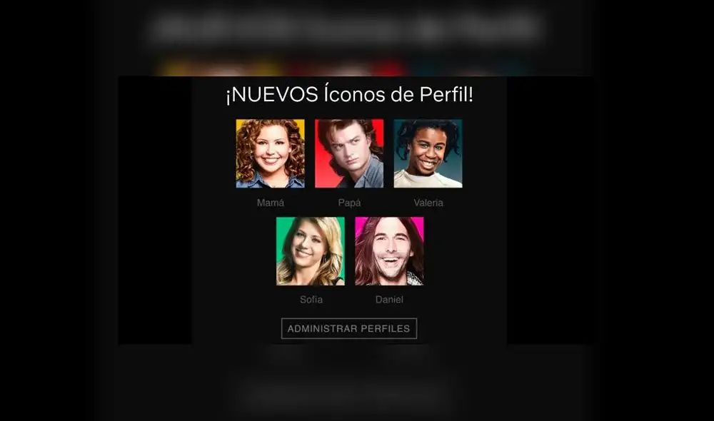 Netflix: usuarios podrán cambiar ícono de perfil con personajes de sus series favoritas [VIDEO]