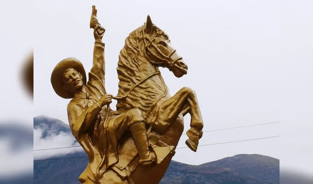 1. Estatua de Luis Pardo, histórico bandolero. Hubo muchos como él en el Perú. 1. Estatua de Luis Pardo, histórico bandolero. Hubo muchos como él en el Perú.