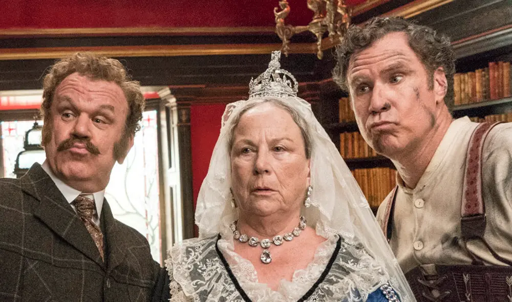 Pam Ferris en "Holmes y Watson", película de 2018. Foto: Columbia Pictures Pam Ferris en "Holmes y Watson", película de 2018. Foto: Columbia Pictures