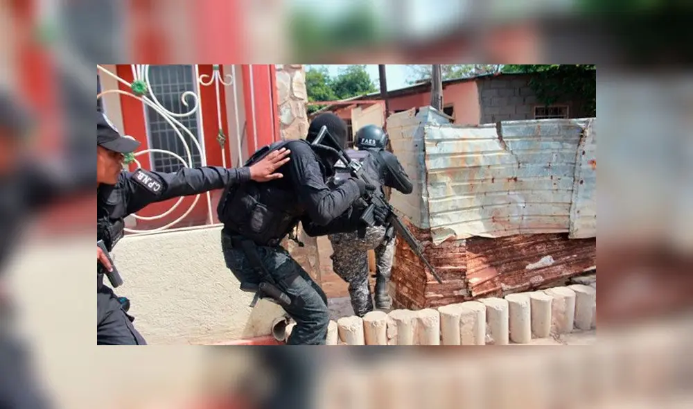 FAES operan en calles de Venezuela. Foto: Difusión FAES operan en calles de Venezuela. Foto: Difusión