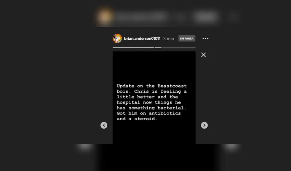 Uno de ellos señala que la salud del peruano ha mejorado, pero que se encuentra recibiendo dosis de antibióticos.