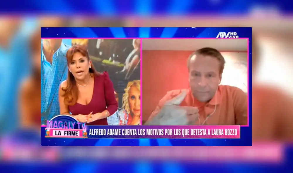 Laura Bozzo y Alfredo Adame en pleito