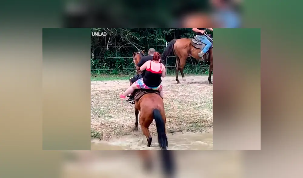 Facebook viral: pareja monta un caballo salvaje, sin imaginar que sufrirían terrible accidente [VIDEO] 