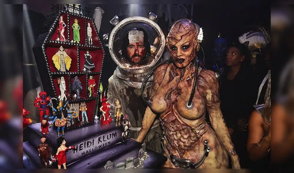 La escalofriante transformación de Heidi Klum para Halloween La escalofriante transformación de Heidi Klum para Halloween