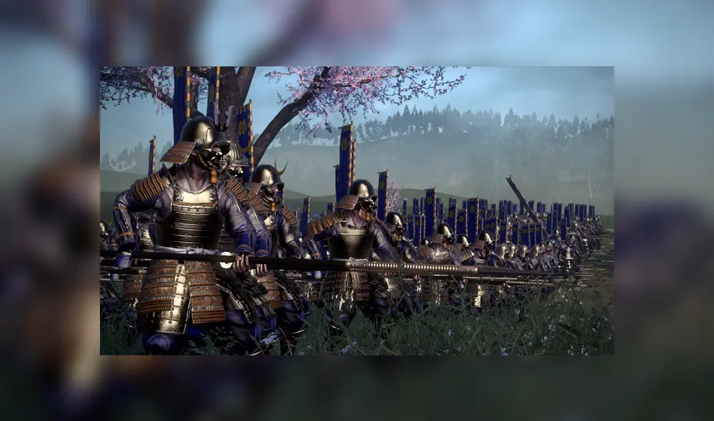 El juego nos permite ser el general de nuestro ejército de samuráis.