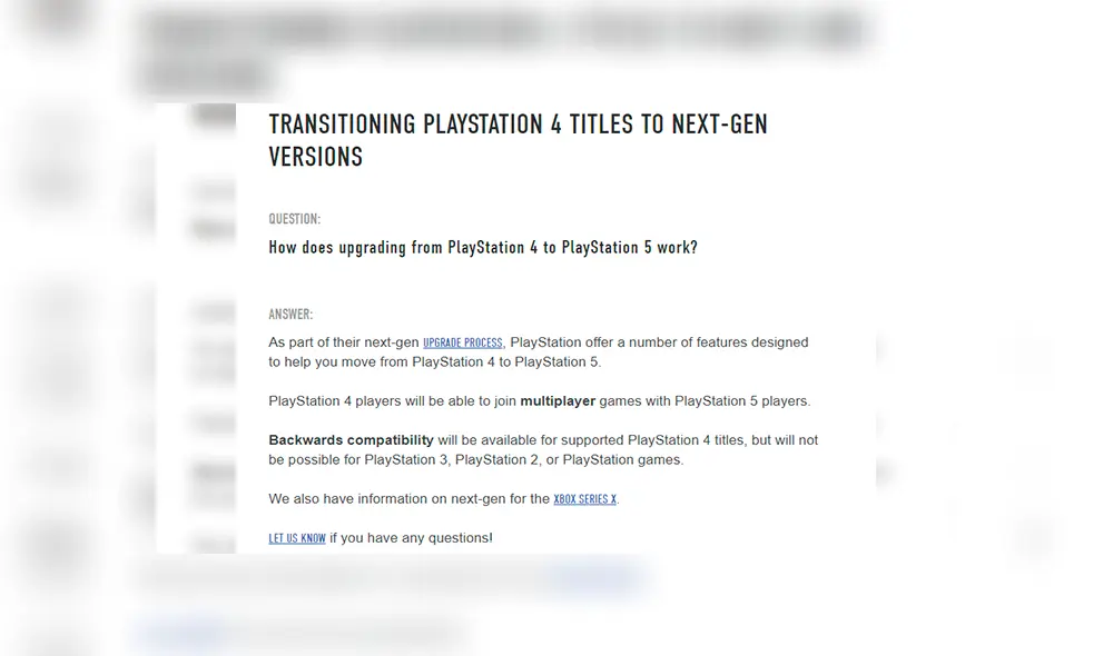 Ubisoft explica cómo es el proceso de transición de generación en le desarrollo de videojuegos para PS5. Foto: Ubisoft Support.
