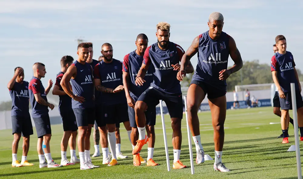 PSG entrenó este viernes con la agradable sorpresa del retorno de Keylor Navas. Foto: @PSG_espanol