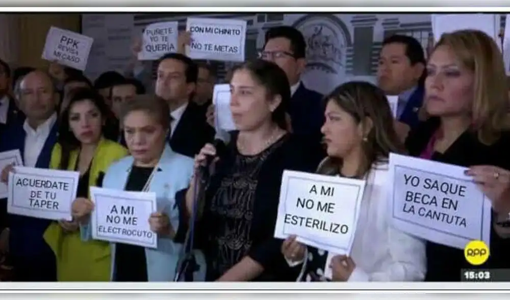 Facebook: Congresistas de Fuerza Popular se convierte en blanco de burlas y divertidos memes