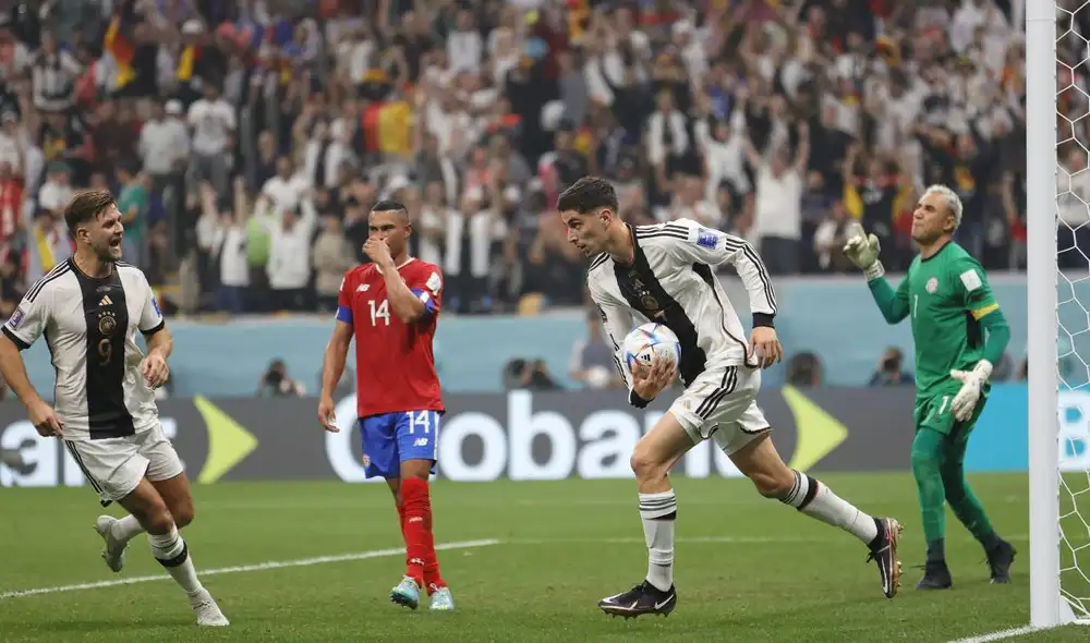 Alemania ganó a Costa Rica pero quedó eliminado del Mundial Qatar 2022. Foto: EFE Alemania ganó a Costa Rica pero quedó eliminado del Mundial Qatar 2022. Foto: EFE
