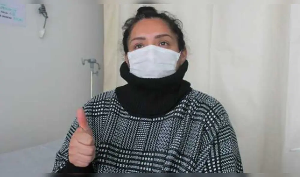 Yessica cuenta que acudió al Hospital Emergencia Ate Vitarte porque sintió fiebre, malestar y tos seca. (Foto: Minsa)