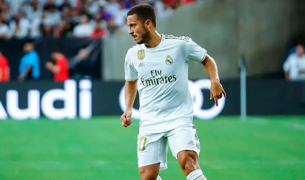 El futbolista belga debutó el fin de semana pasado con la camiseta del Real Madrid frente al Bayern Múnich en partido amistoso. El futbolista belga debutó el fin de semana pasado con la camiseta del Real Madrid frente al Bayern Múnich en partido amistoso.