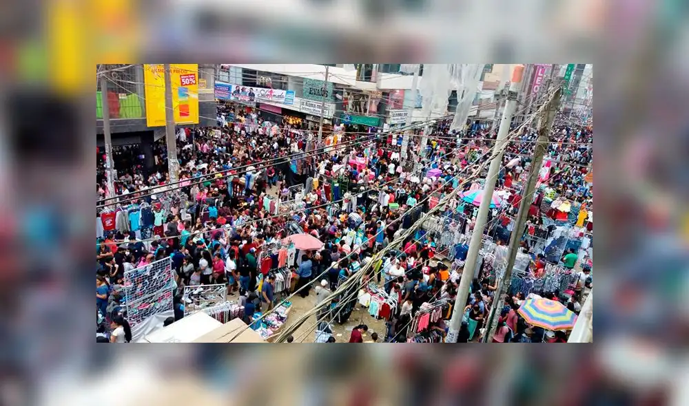 La Victoria: se registró una balacera en emporio comercial de Gamarra