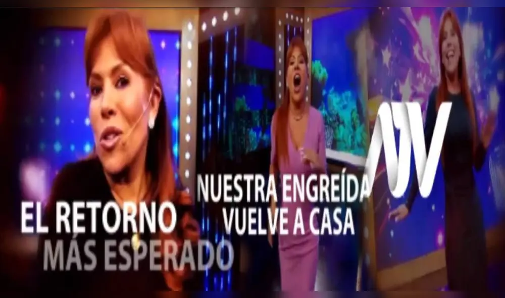 Magaly Medina ATV anuncia en el regreso de la conductora de Magaly TV, la firme
