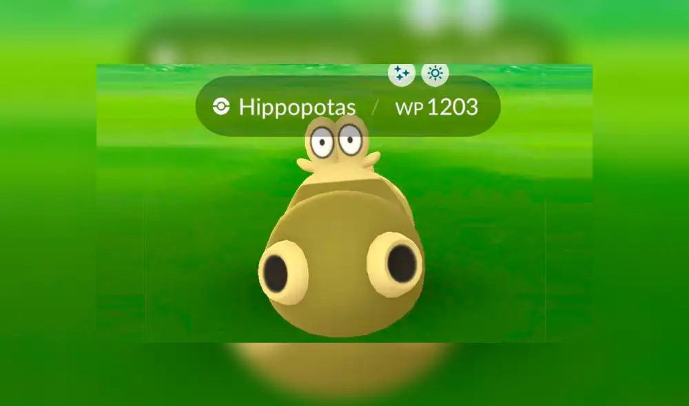 Hippopotas shiny debuta en Pokémon GO.