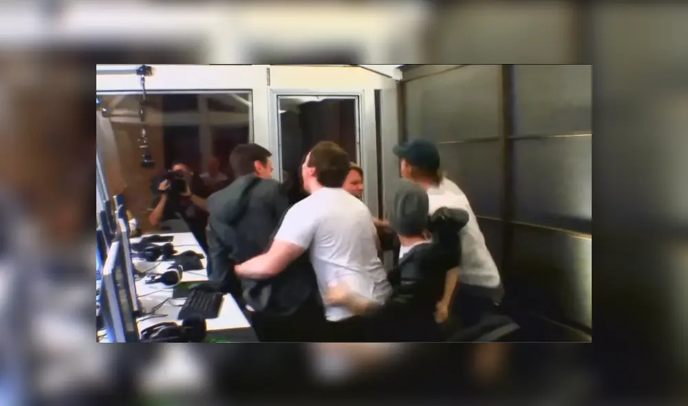 Celebración de Team Alliance tras ganar el tercer mundial de Dota 2 (TI3, 2013)