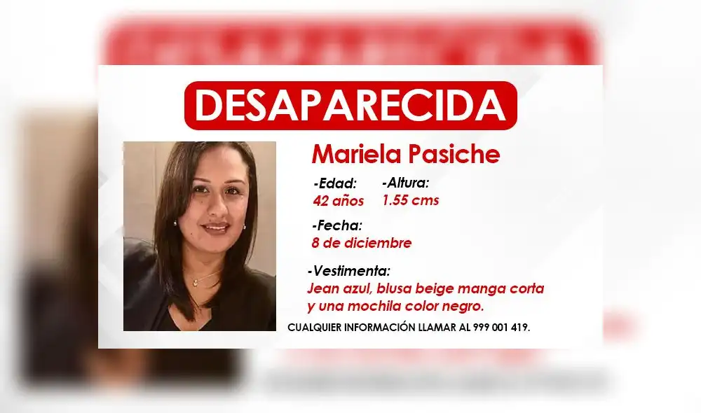 Comunicarse con su hermana al teléfono 999 001 419. Comunicarse con su hermana al teléfono 999 001 419.