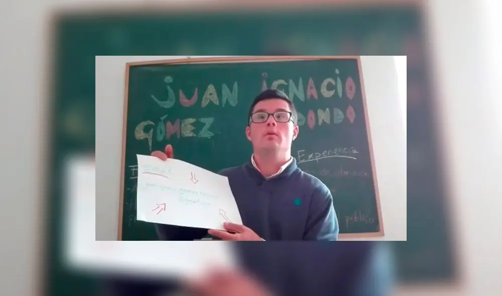 Conmoción en Facebook por joven con síndrome de Down que busca empleo [VIDEO]