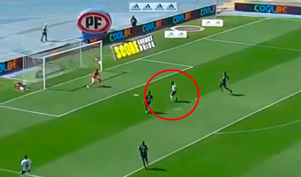 Gol Esteban Paredes Colo Colo vs. U de Chile. Captura CDF