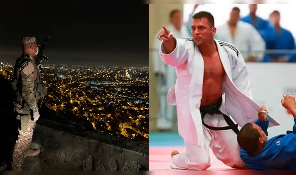 Coronavirus: Frank Alvarado el judoca que como capitán del ejército patrullas las calle