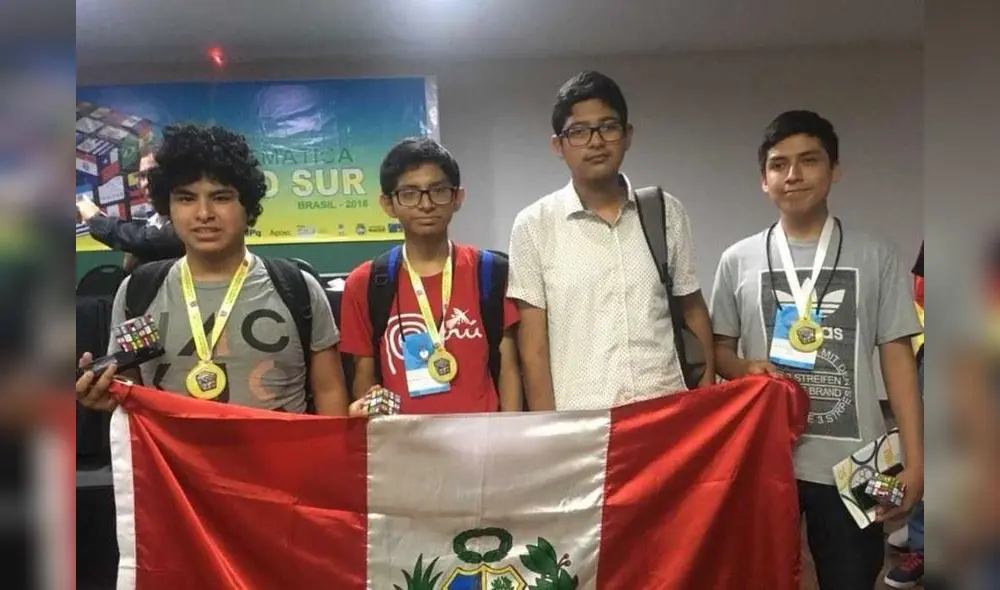 Escolares ganaron medallas de oro en Olimpiada Sudamericana de Matemática