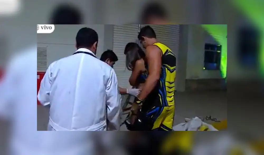 Luciana Fuster sufrió fuerte golpe en 'Esto es Guerra' y le colocaron 6 puntos