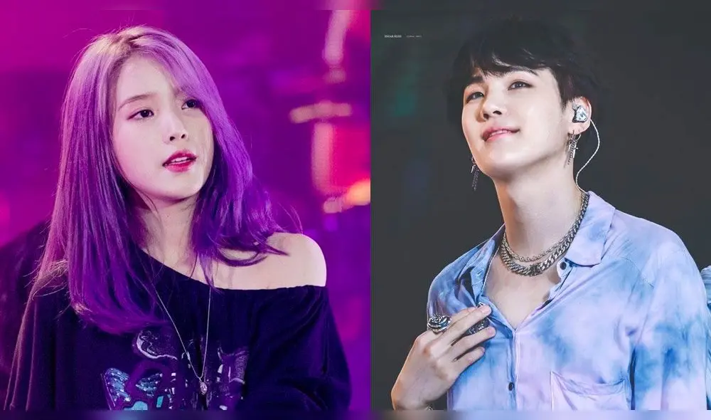 Desliza para ver más fotos de IU y Suga de BTS.