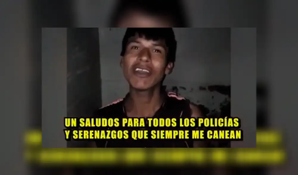 Delincuente detenido: “Un saludo para todos los policías que siempre me ‘canean’” [VIDEO]