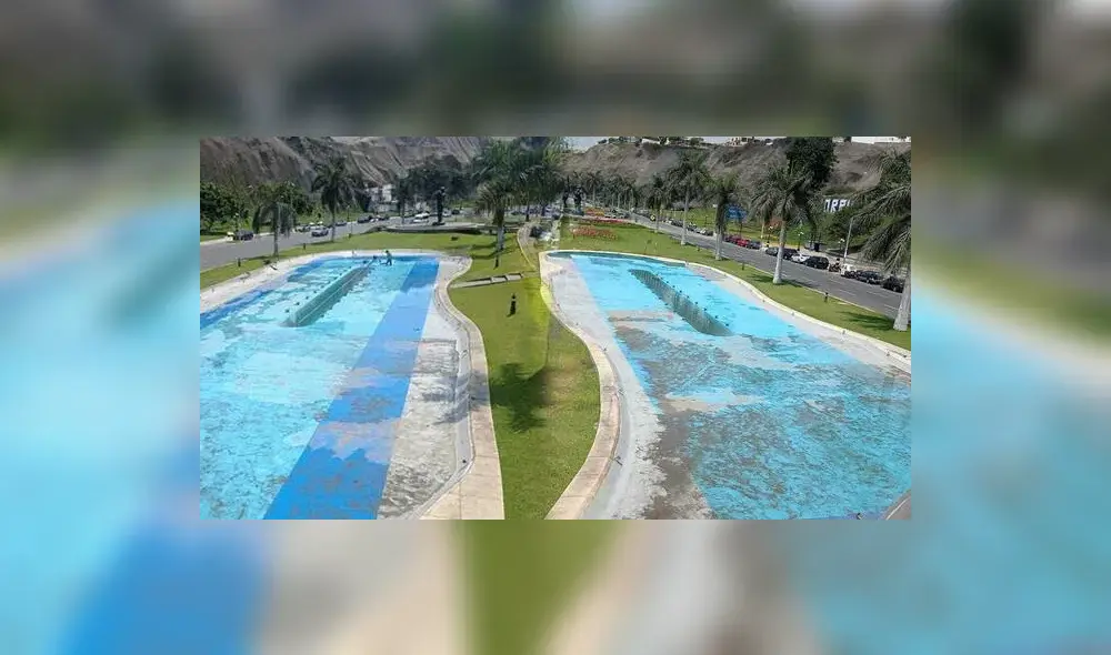 Piletas de la Costa Verde lucen vacías. Foto: El Popular