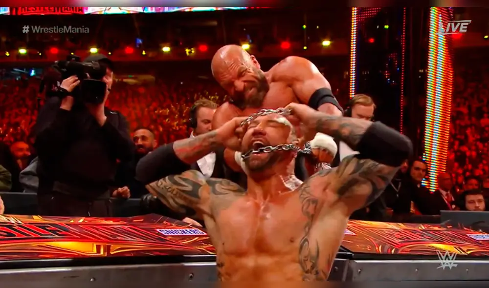 Triple H salva su carrera tras derrotar a Batista en Wrestlemania 35 [RESUMEN]