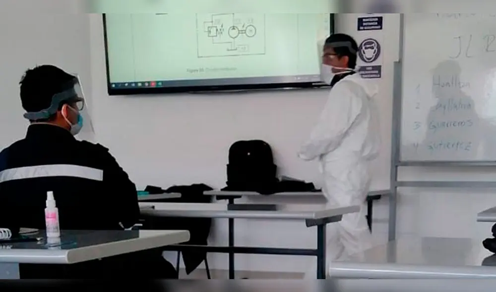 Las autoridades del instituto precisaron que solo usan sus laboratorios al 50% de aforo.  Foto: HBA Noticias.