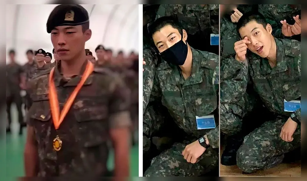 Woo Do Hwan durante su entrenamiento militar básico. Crédito: Instagram