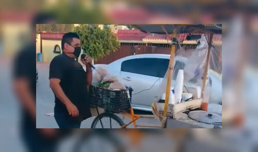 Elotero en México regala víveres