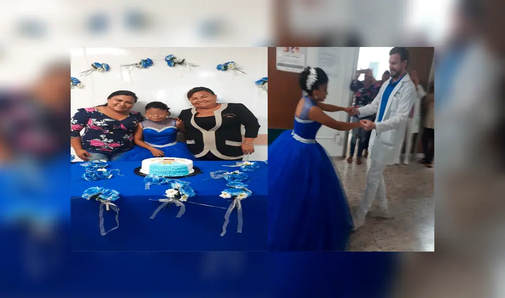 Médicos son chambelanes en quinceañero que organizaron para su paciente [VIDEO]