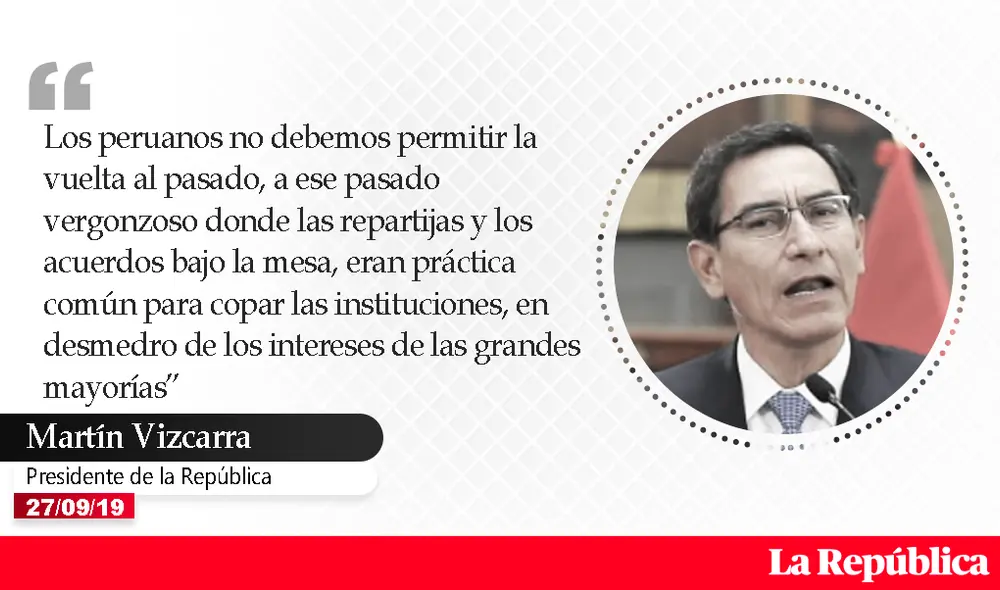 “Está en peligro la democracia”: las frases de Martín Vizcarra al anunciar cuestión de confianza “Está en peligro la democracia”: las frases de Martín Vizcarra al anunciar cuestión de confianza