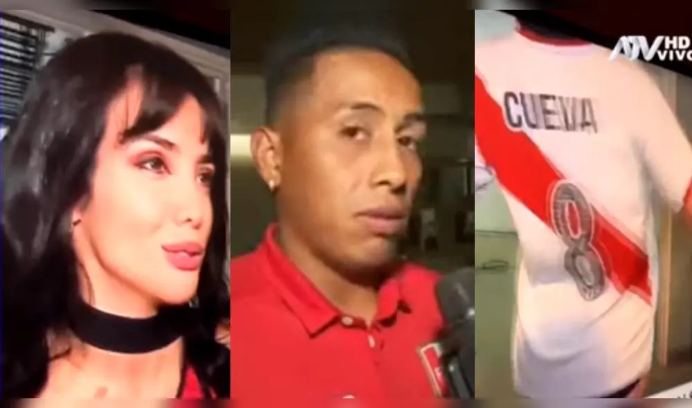 Christian Cueva y Rosángela Espinoza Christian Cueva y Rosángela Espinoza