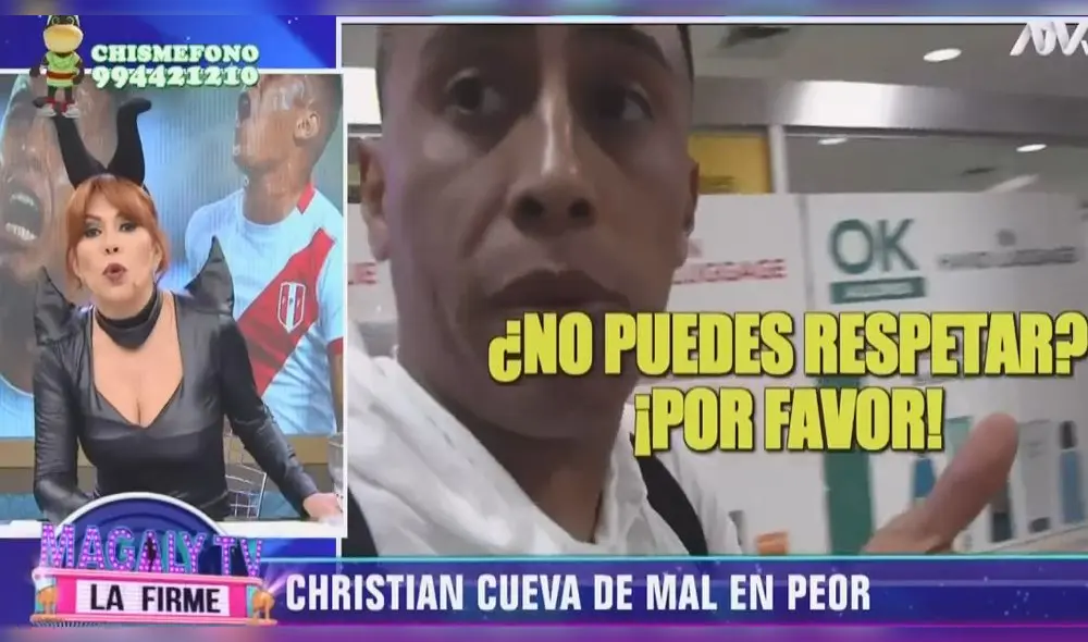 “Qué te vamos a respetar, pedazo de indisciplinado”, le dice Magaly Medina a Christian Cueva [VIDEO]