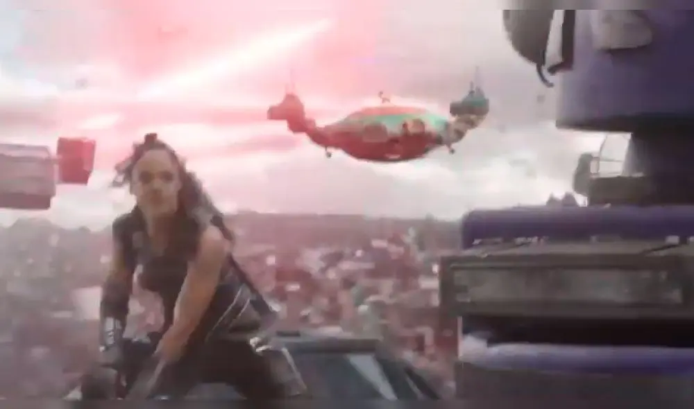 La escena de la huida de Sakaar habría incluido un 'easter egg' de Los Eternos. Foto: Marvel