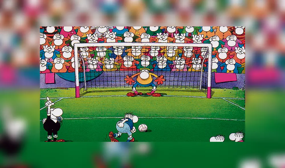 Fútbol. Fue uno de los temas que más trabajó.