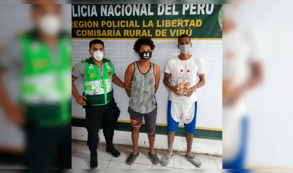 Detienen a extranjeros con bebidas alcohólicas en cuarentena Detienen a extranjeros con bebidas alcohólicas en cuarentena