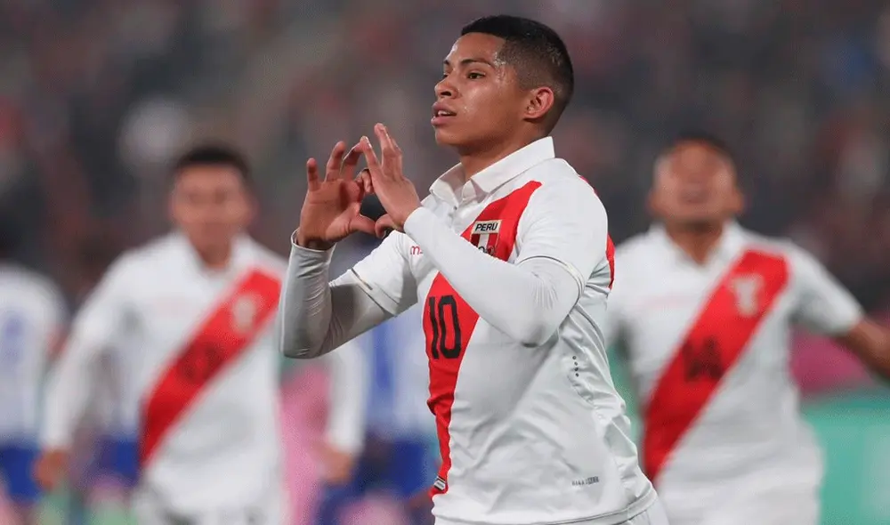 Kevin Quevedo anotó el primer gol de Perú en el fútbol masculino de los juegos Panamericanos 2019. | Foto: @SeleccionPeru Kevin Quevedo anotó el primer gol de Perú en el fútbol masculino de los juegos Panamericanos 2019. | Foto: @SeleccionPeru