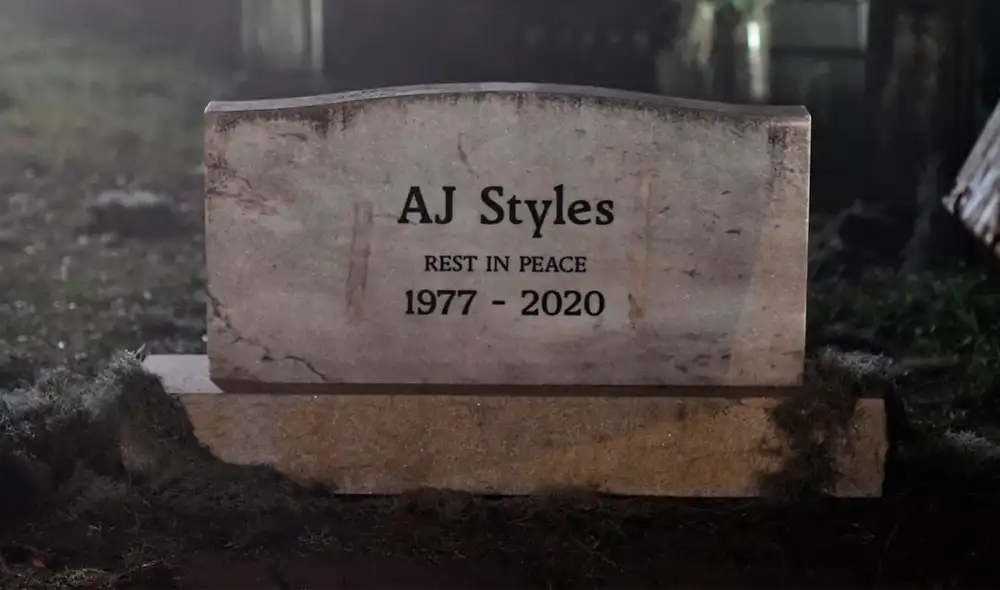 AJ Styles perdió ante The Undertaker la parte 1 de WWE WrestleMania 36. Foto: WWE