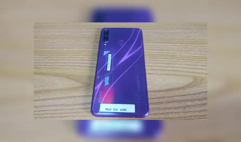 Parte trasera del Huawei Y6p Parte trasera del Huawei Y6p